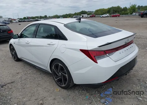 2023 Hyundai Elantra N Line из США, поврежденный, VIN KMHLR4AF8PU619019